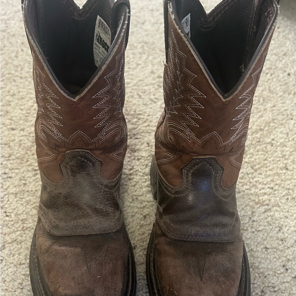 Rocky Kids Brown Western Boots